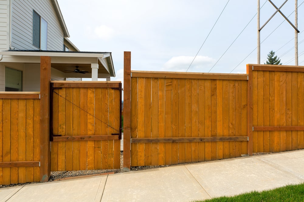 Cedar wood fences come in a variety of styles and colors