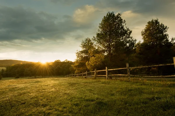 A wooden split rail fence is a classic look and is considered one of the best fences for a farm.