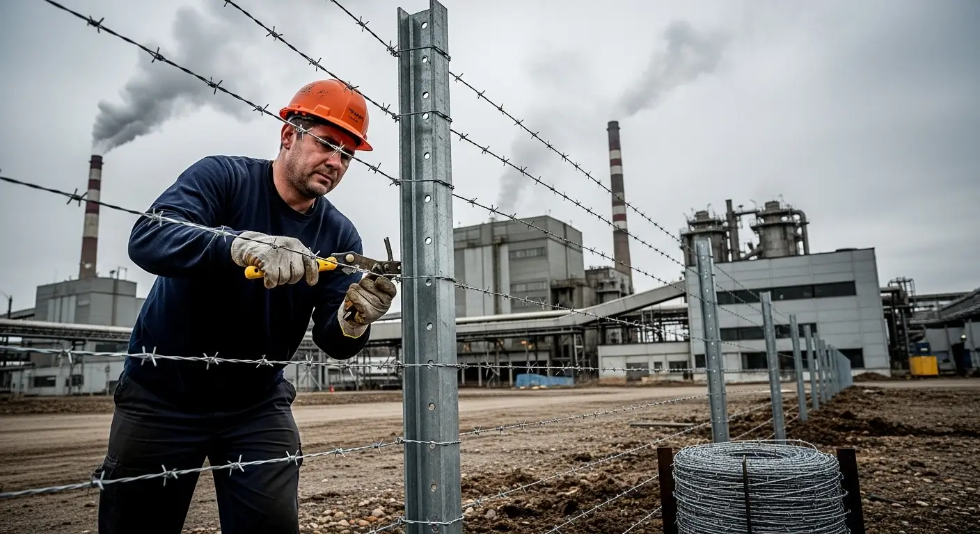 barbed wire installations