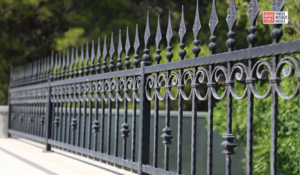 steel fence cost
