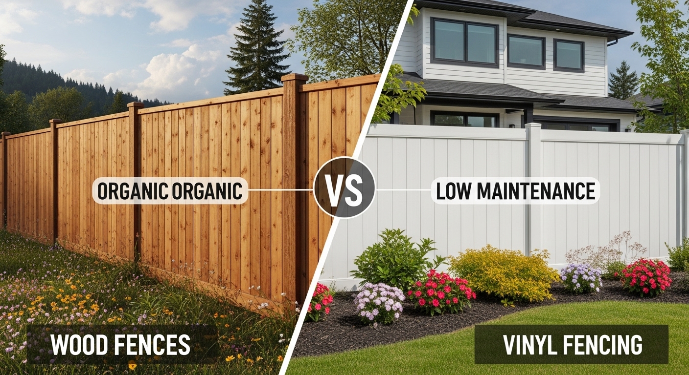 Wood vs. Vinyl Fencing