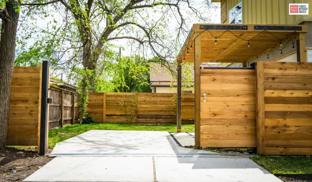 Wooden Fence Gate