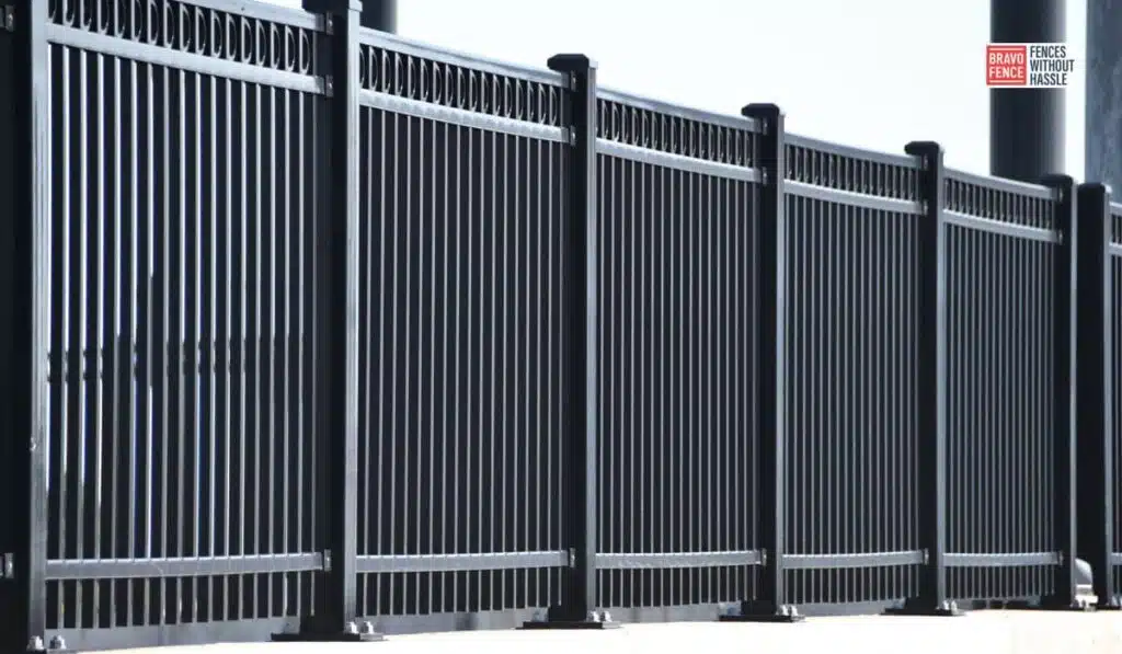 steel fence cost