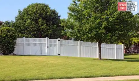 Install Vinyl Fence On A Slope