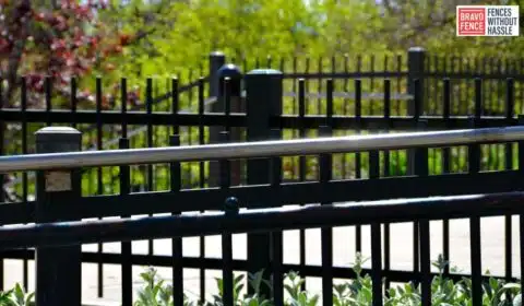 metal fence installation