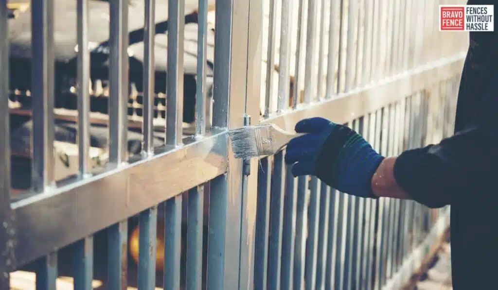 fence staining company
