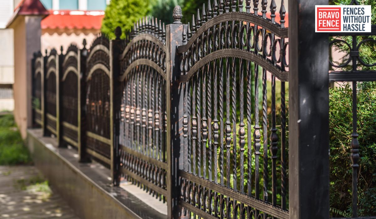 Wrought Iron Fence Installation