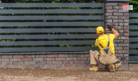 outdoor metal fencing