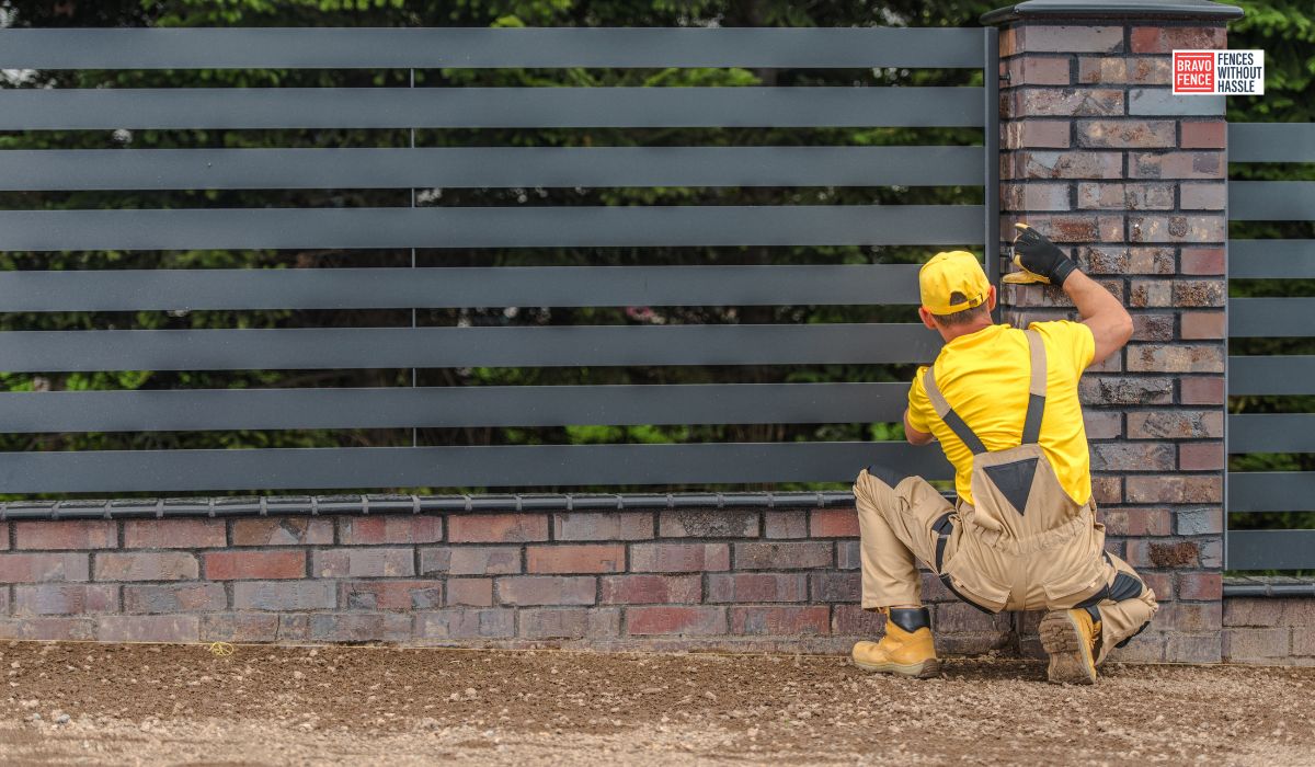 outdoor metal fencing