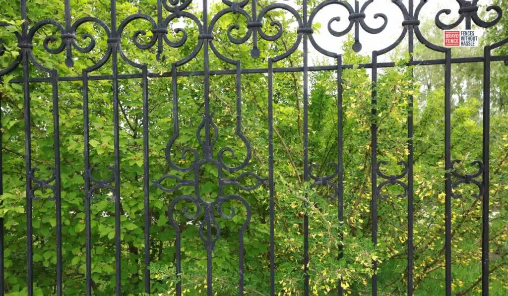 steel fence installation