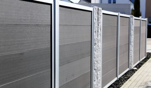 Modern, low-maintenance privacy fencing for stylish protection.
