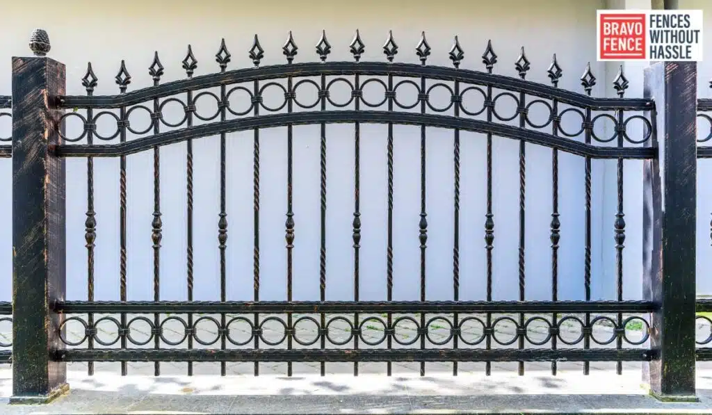 Wrought Iron Fence Installation