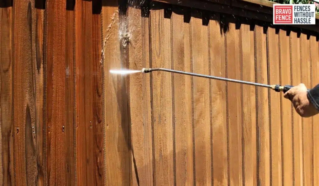 fence staining company