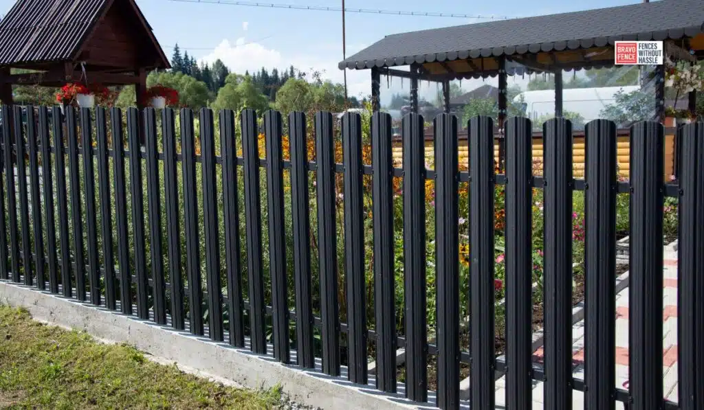 steel fence ideas