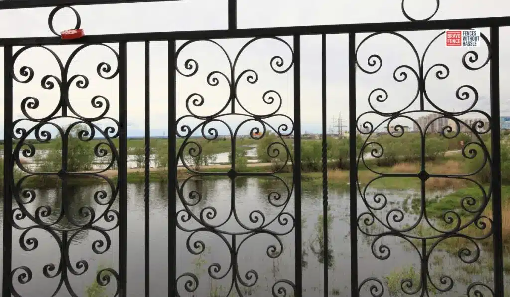 steel fence installation