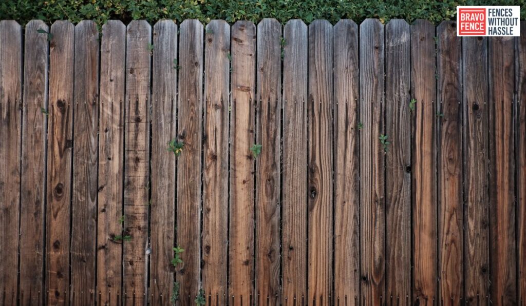 wood fencing install marietta