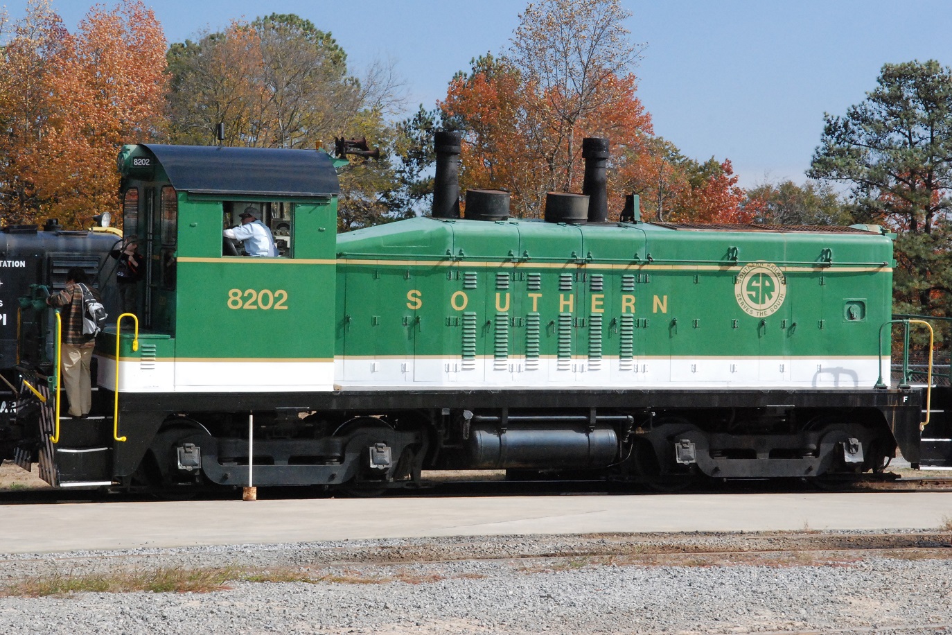 A Train at the Southeastern Railway Museum