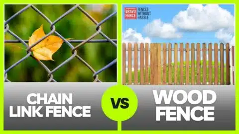 Chain Link and Wood Fences