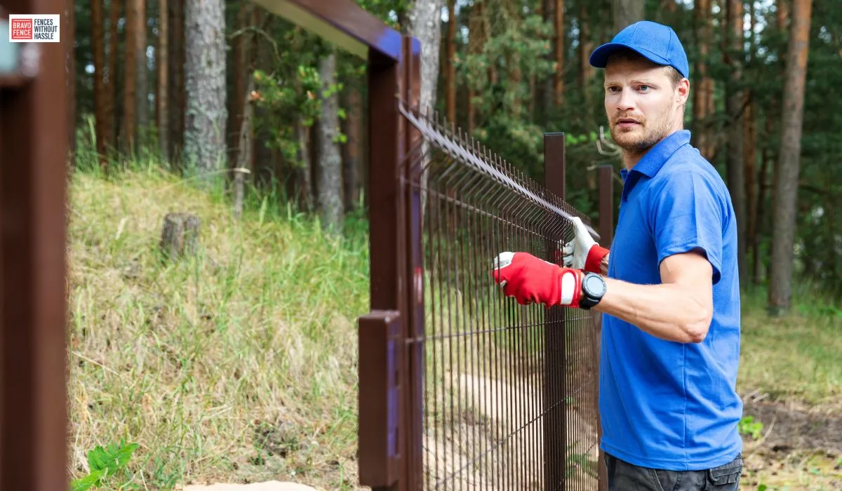 Install a Fence in Winter