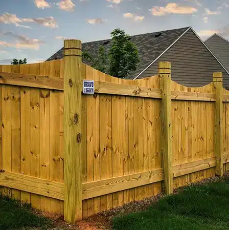 Wooden Bravo Fence