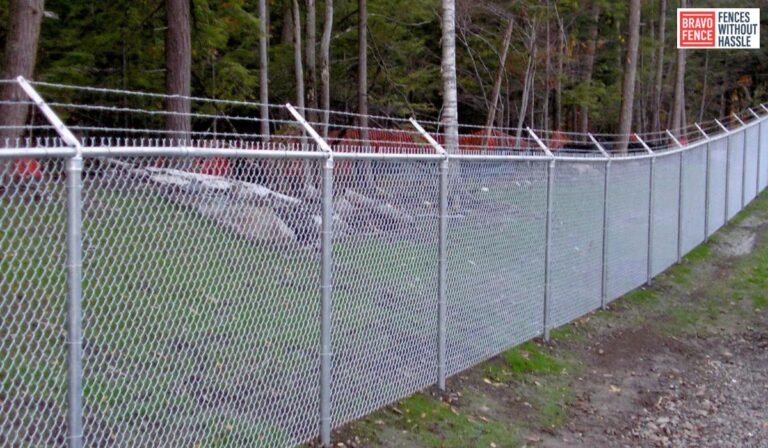Chain link fence