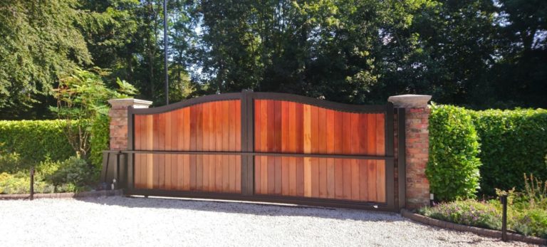automatic gate installation