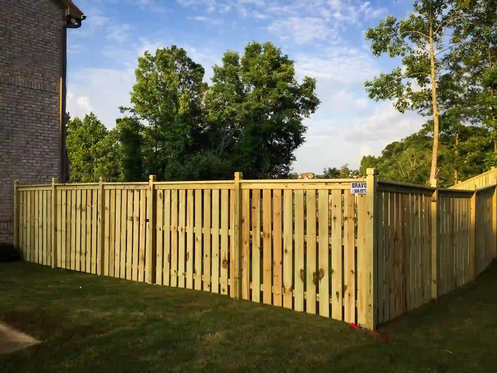 Capped Semi Private Wood