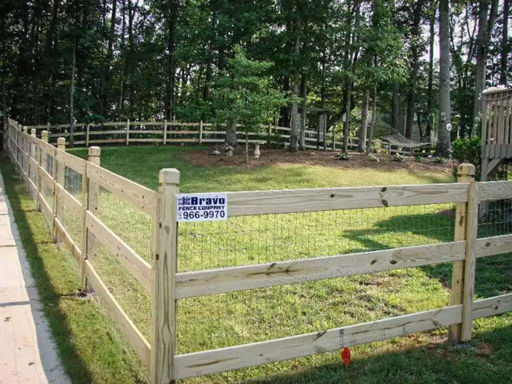 Arched Privacy Copper Cap Wood Fence