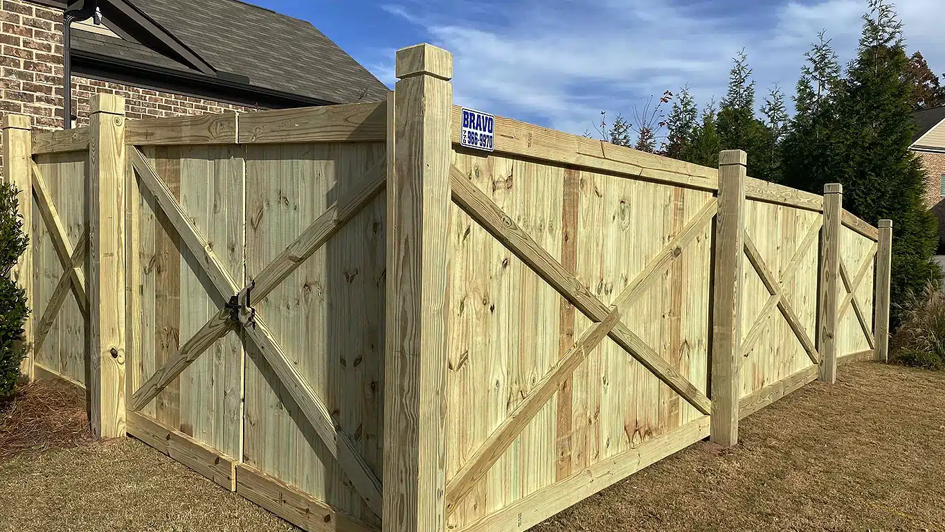 Wood Fence Installation