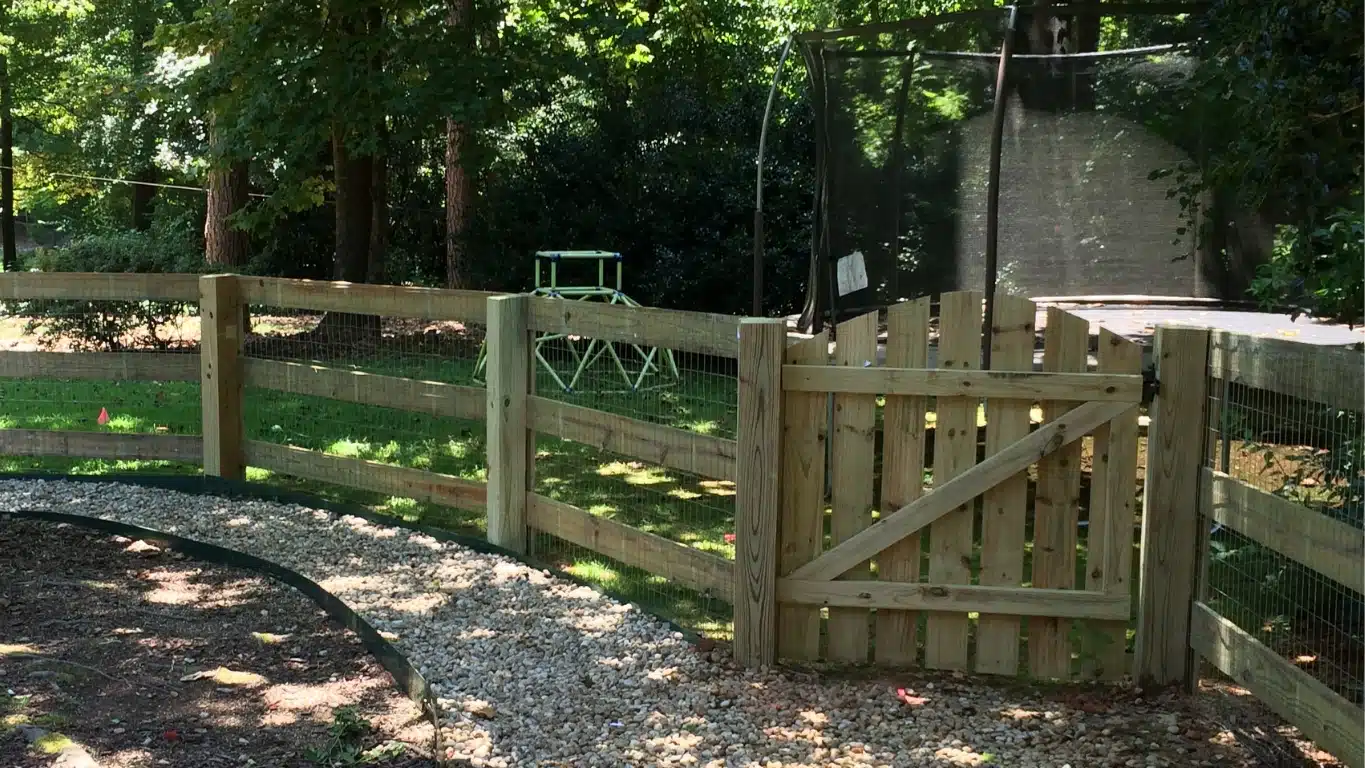 Wood Rail Fencing